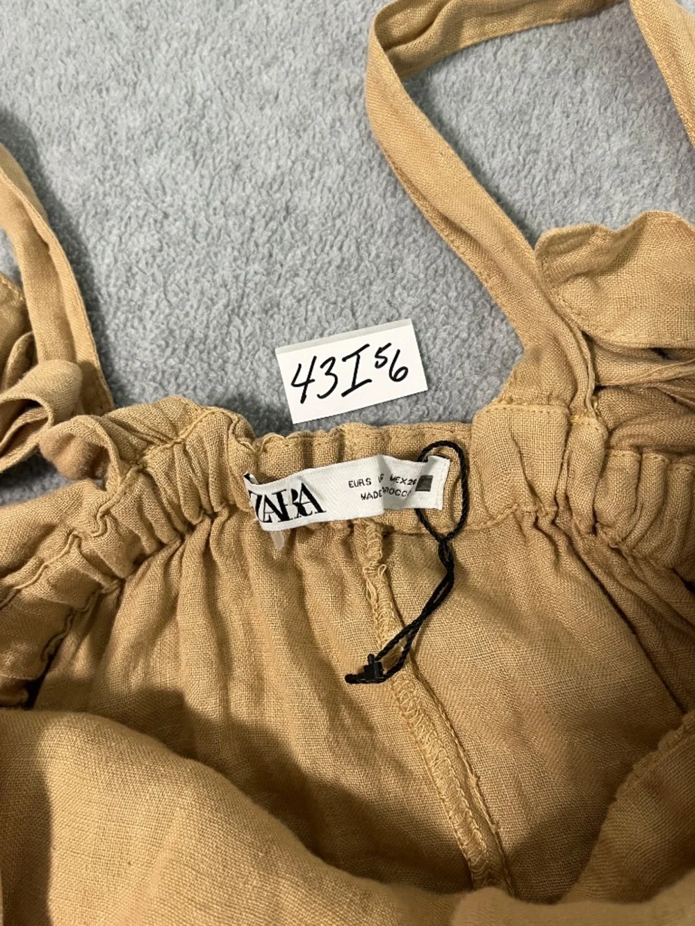 Zara tan linen